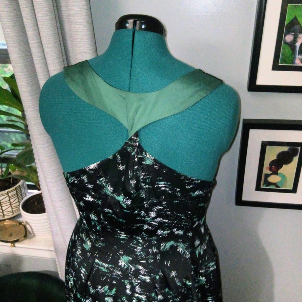 NWOT BCBGeneration Abstract Print Zip Front Dress Sz 10 - Picture 9 of 16